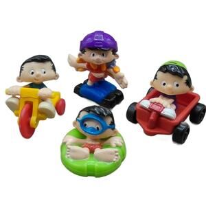 Vintage McDonald's 1994 Bobby's World Figure Lot of 4 Figures